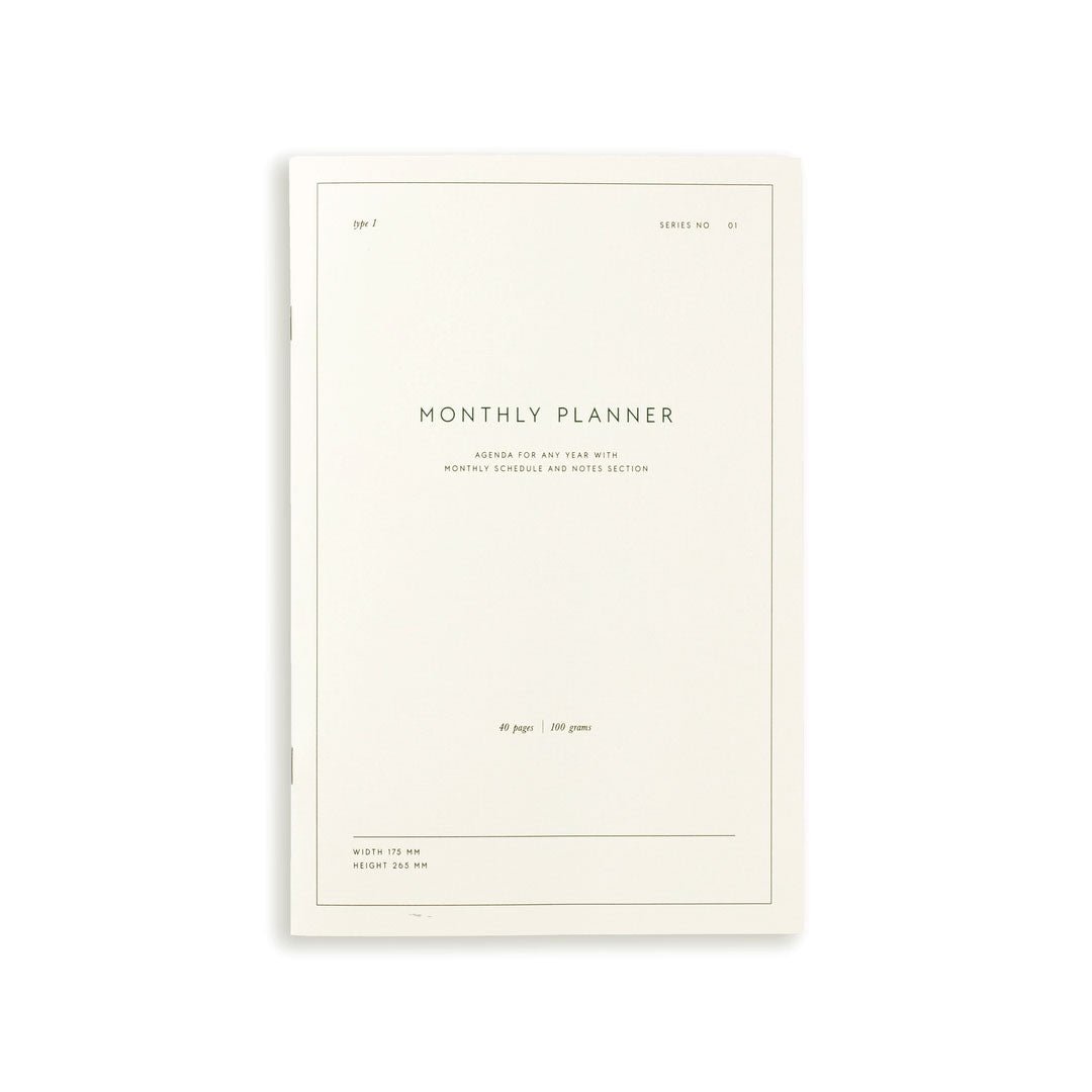 Monthly Planner Notebook - ökenhem