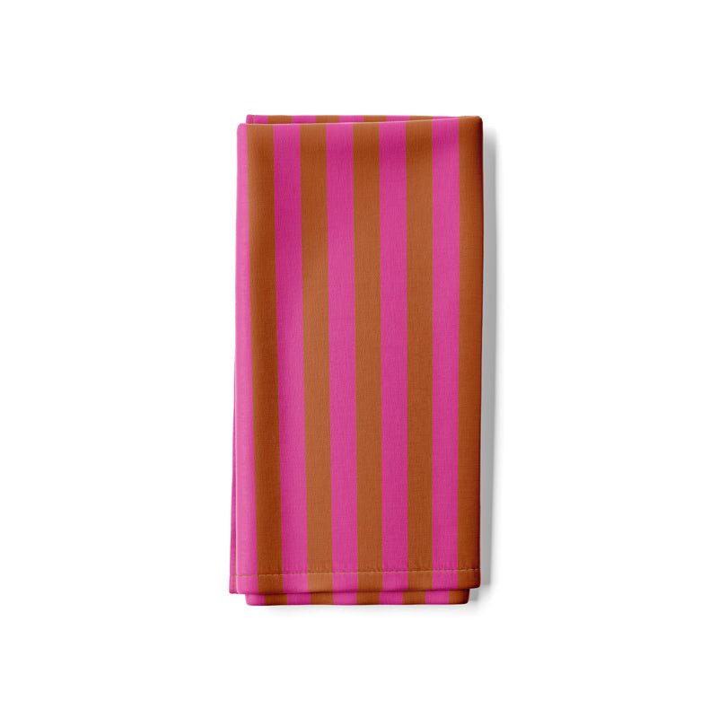 Cherry Stripe Tea Towel - Field Study