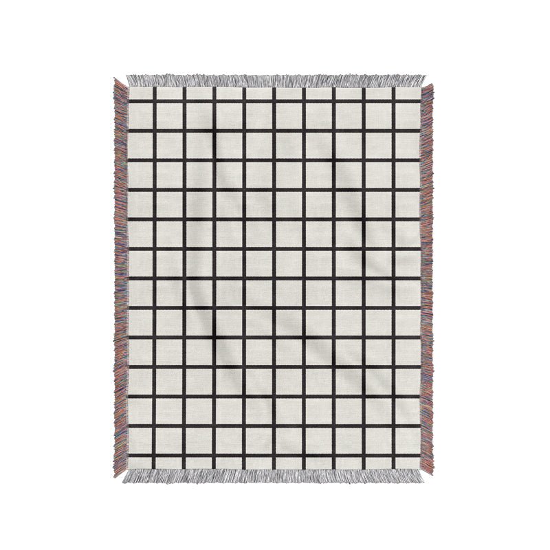 Classic Grid Woven Blanket - Field Study