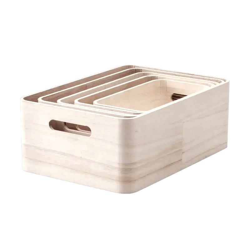 Wood Storage Box Set - ökenhem