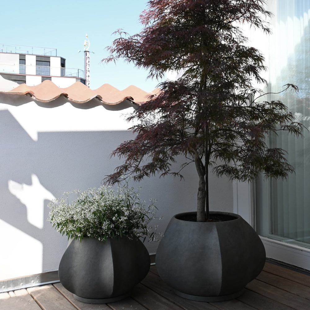 101 Copenhagen Arket Plant Pot, Big - Dark Grey - ökenhem