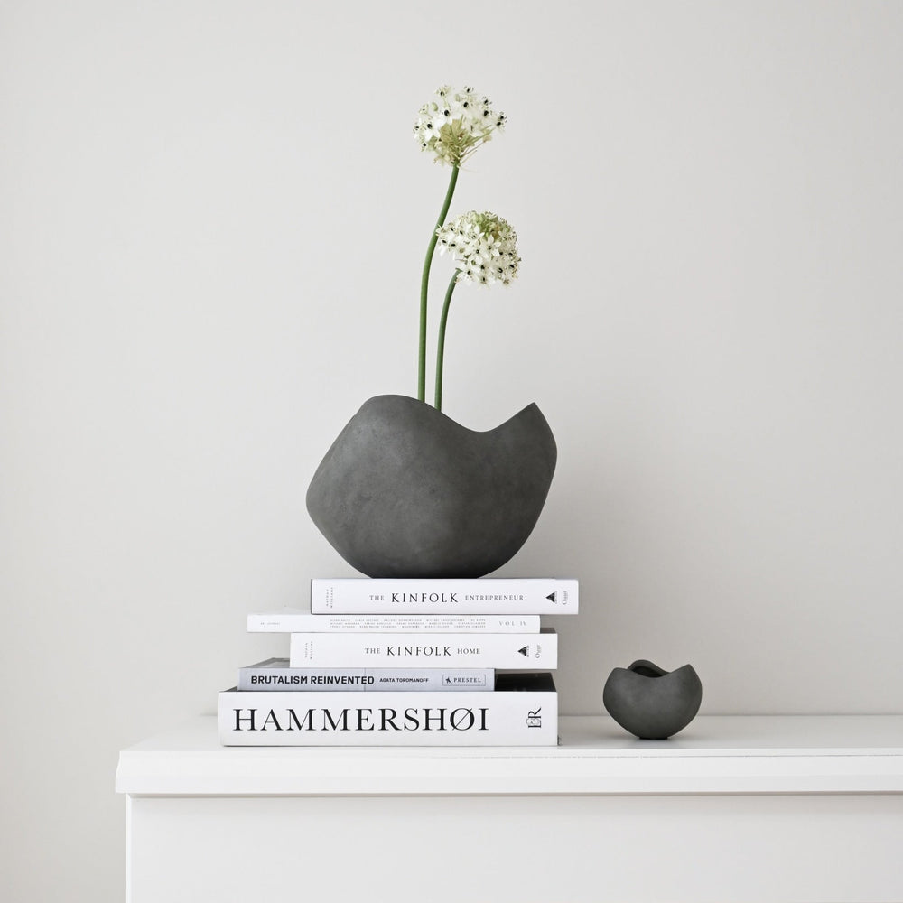 101 Copenhagen Curve Bowl, Big - Dark Grey - ökenhem