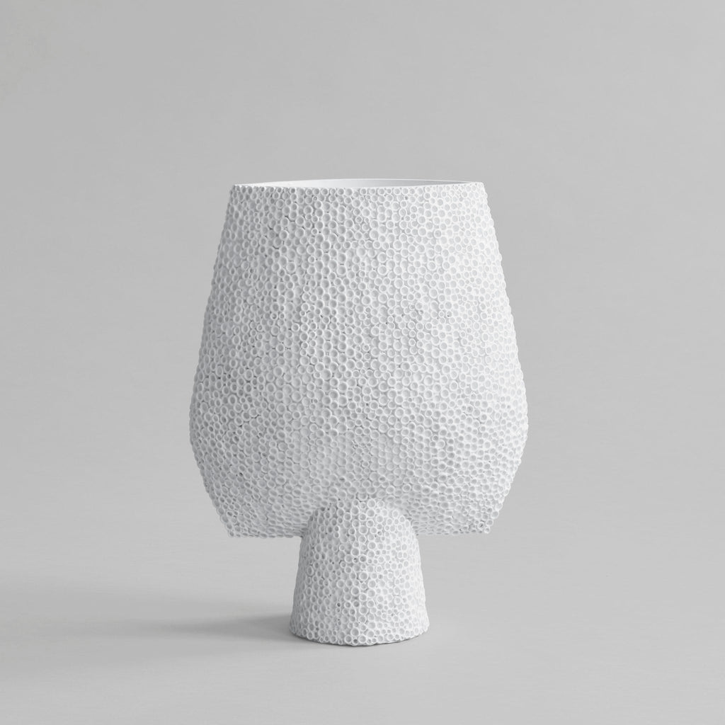 101 Copenhagen Sphere Vase Square Shisen, Big - Bone White – ökenhem