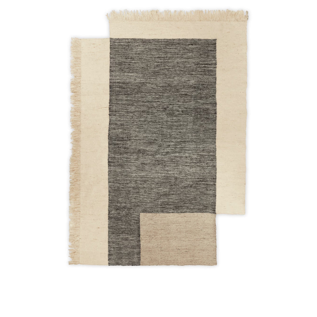 Counter Rug - Charcoal/Off-white