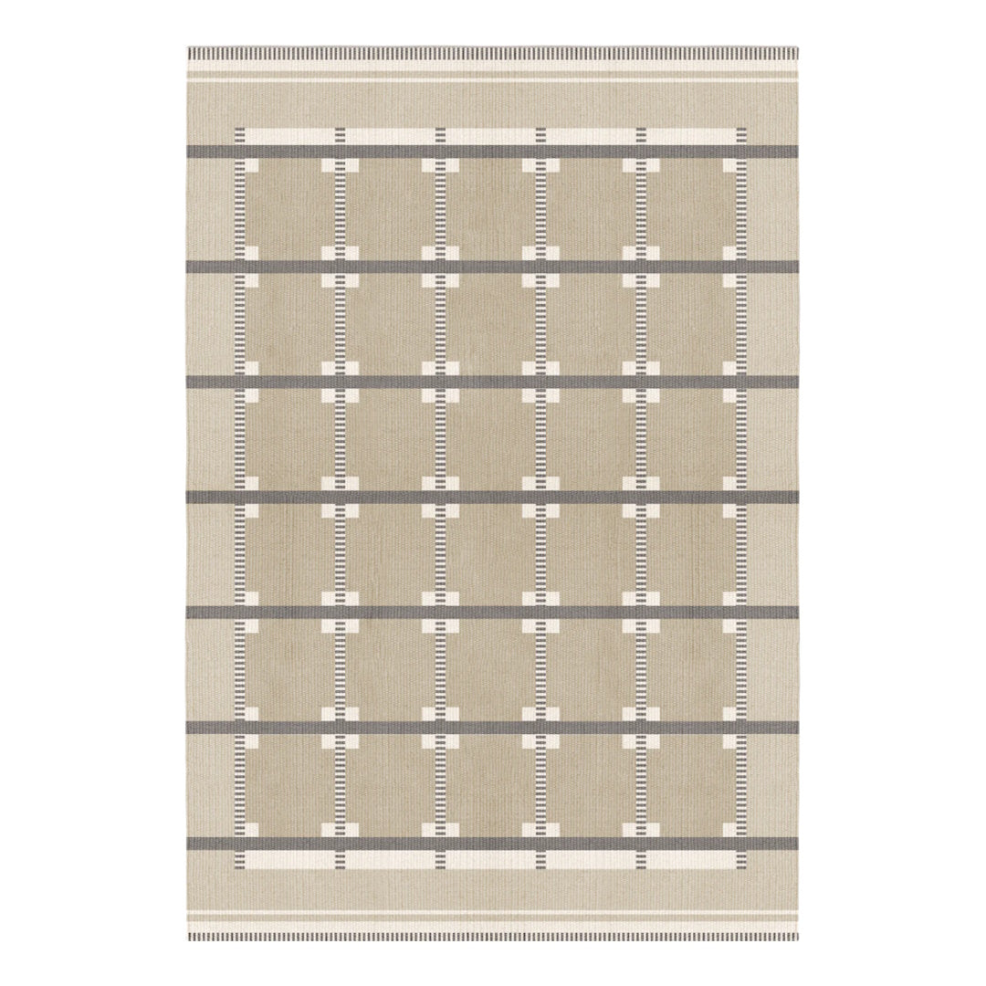 Röllakan Ruth Wool Rug - Almond