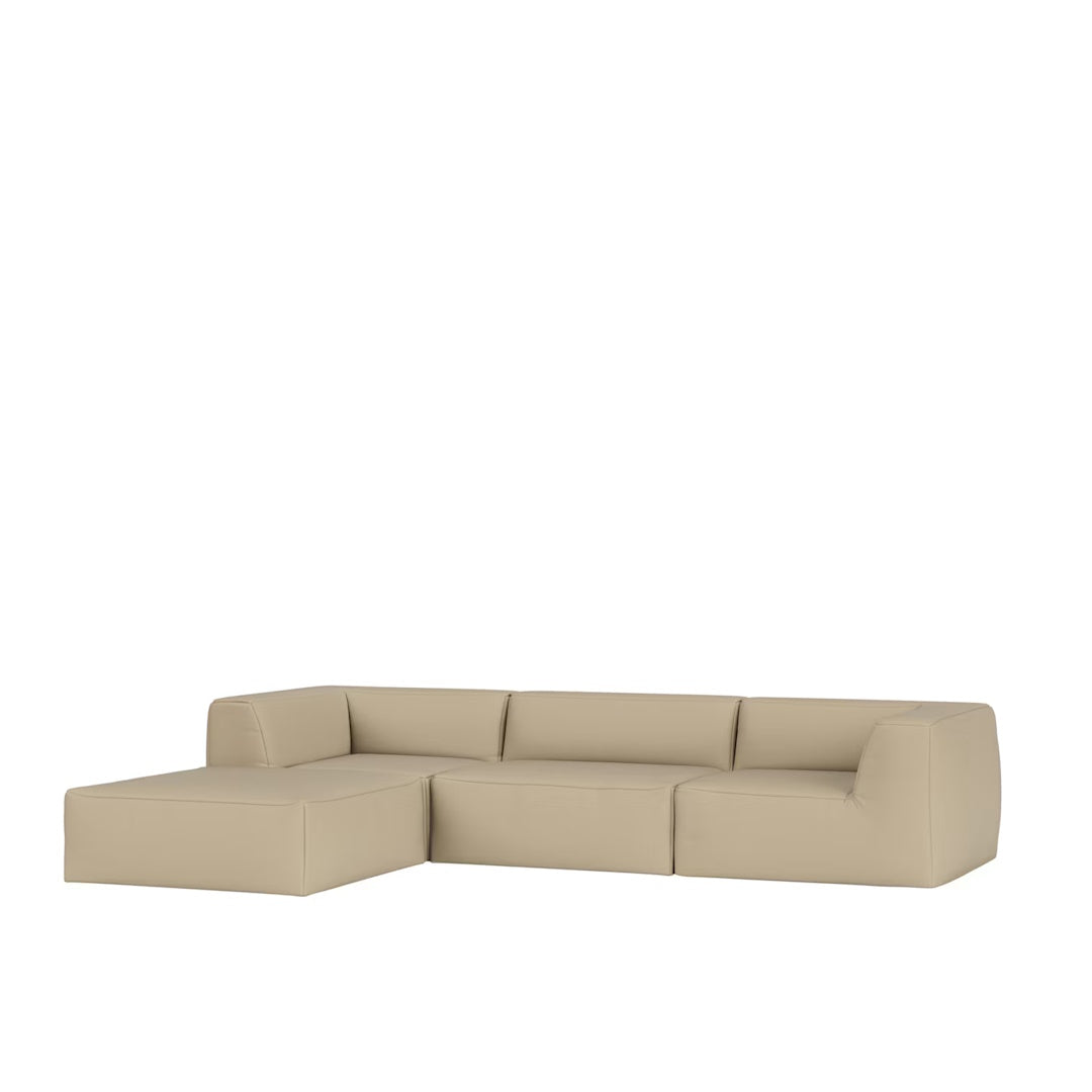 Great 3-seater Sofa Chaise Left