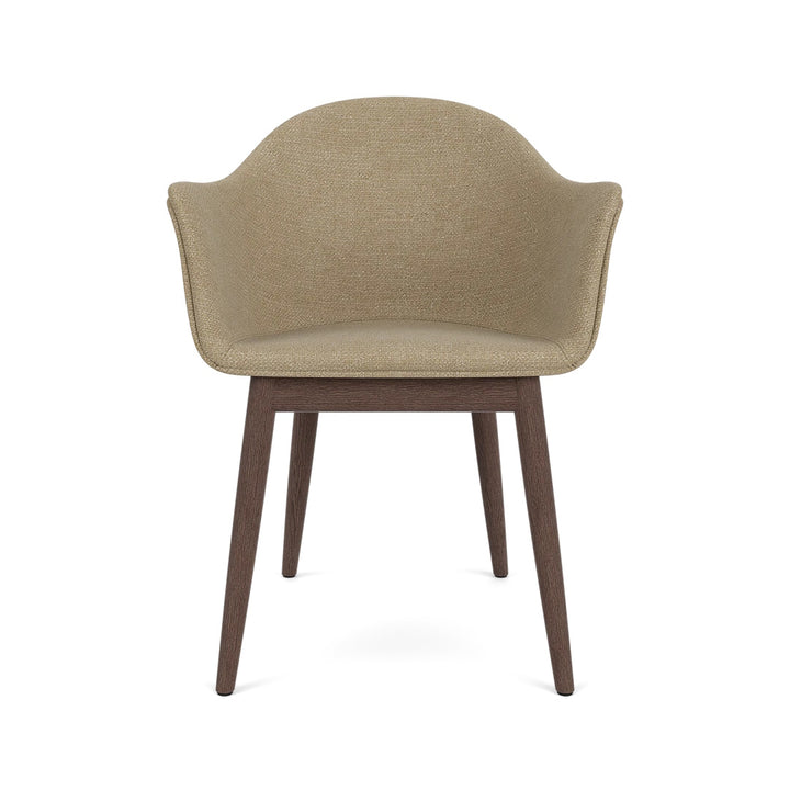 Harbour Arm Chair, Dining Height, Oak Base, Upholstered