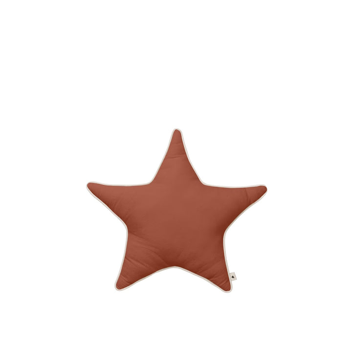 Star Cushion in Brown Clay
