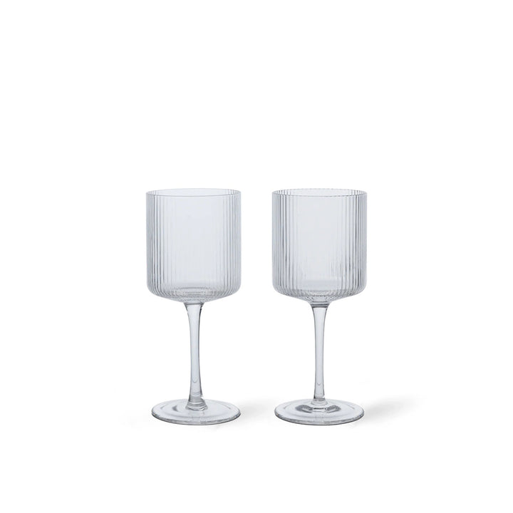 Ripple White Wine Glasses - Set of 2
