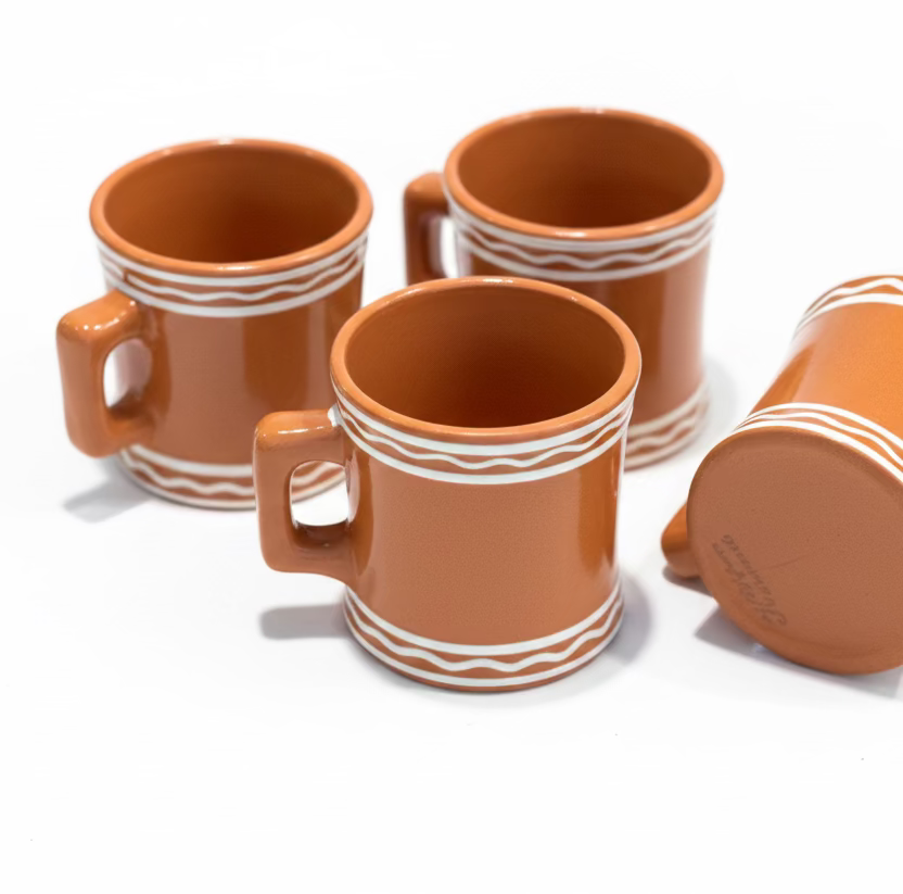 Vintage Klippan Keramik Glögg Mugs - Set of Four