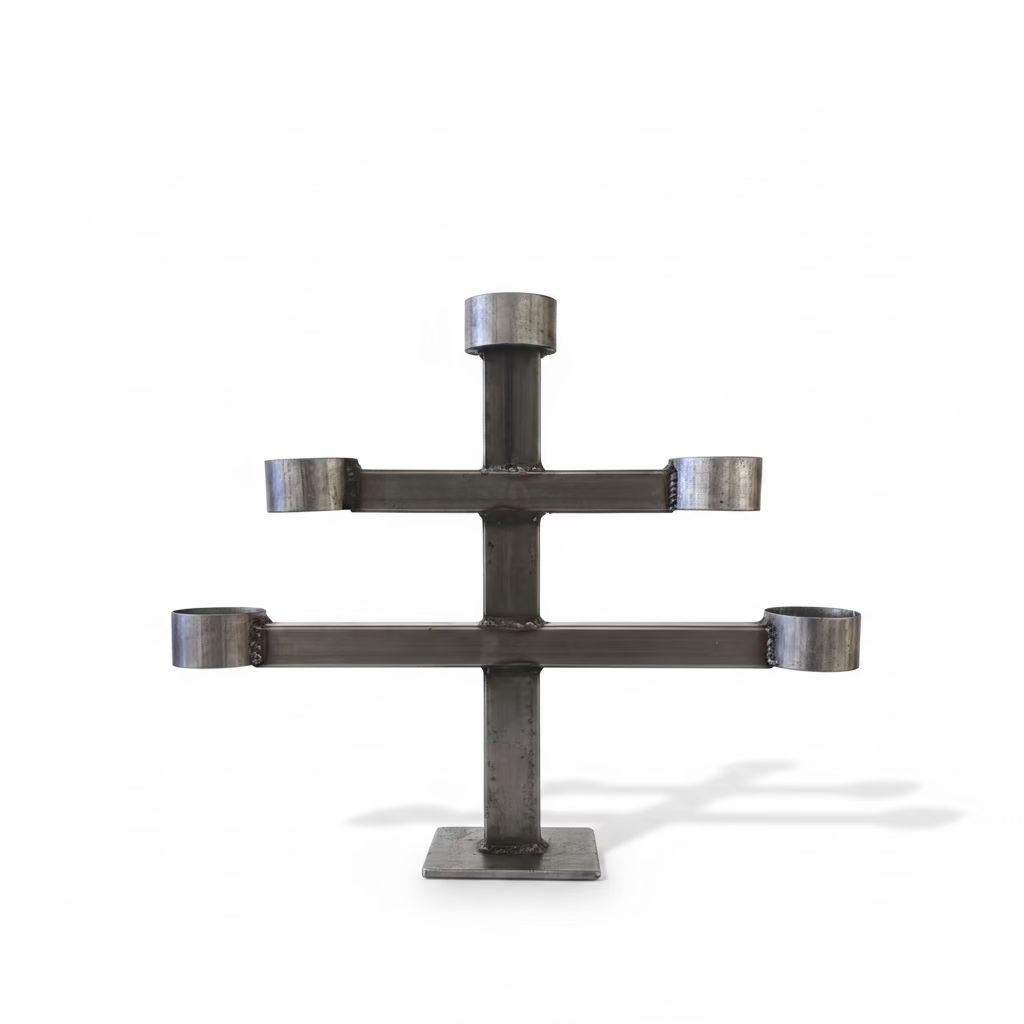 Vintage Swedish Brutalist Candelabra