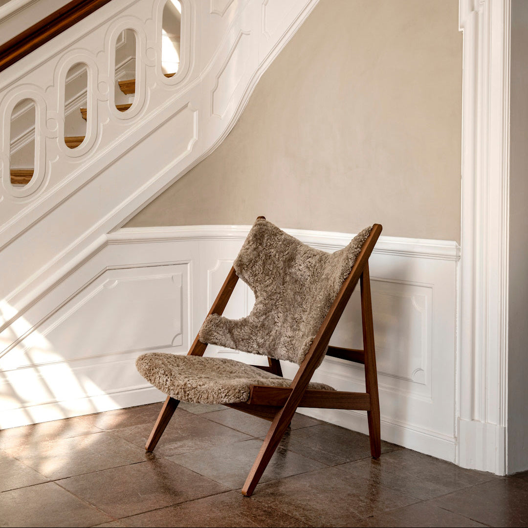 Knitting Chair Sheepskin