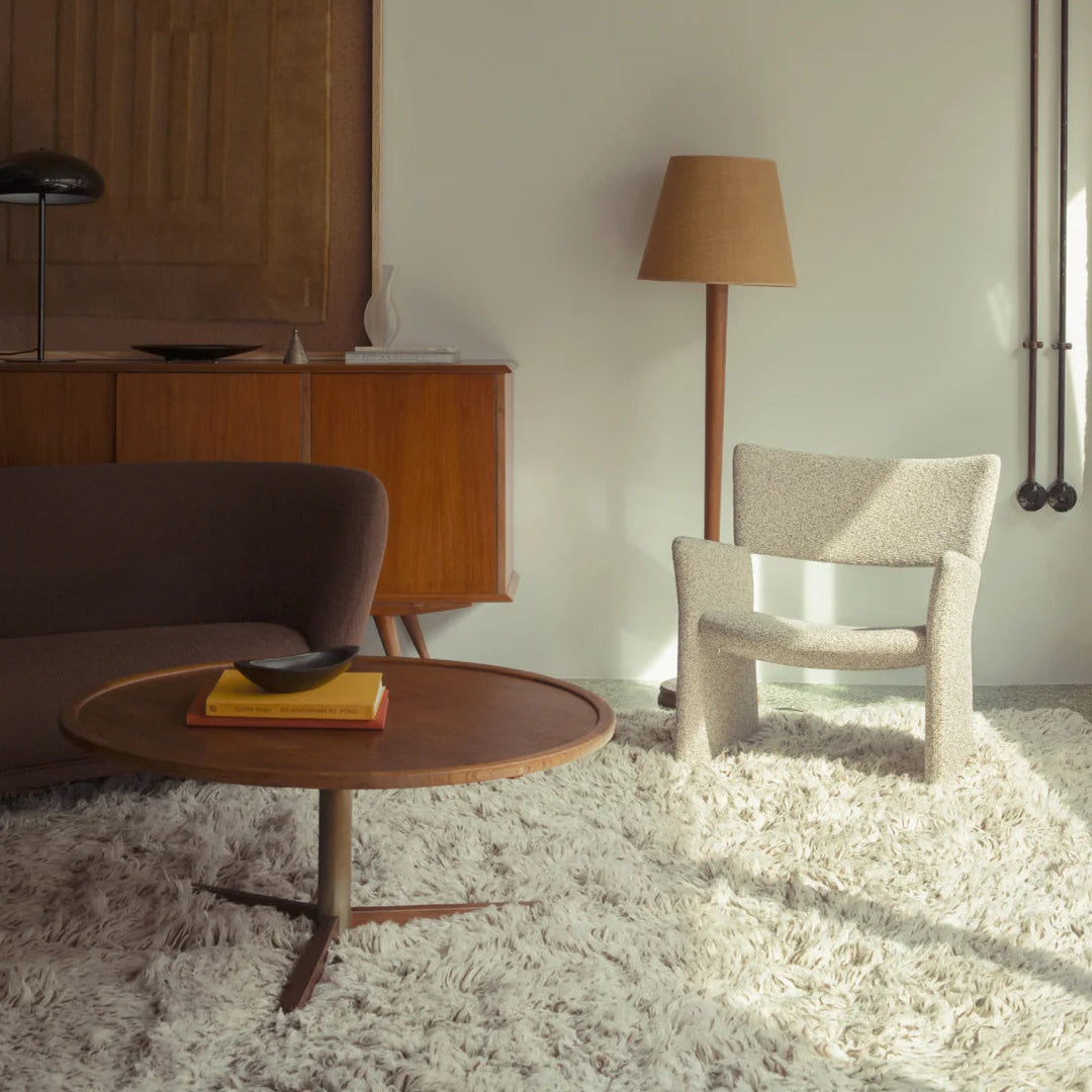 Shaggy Wool Rug - Mocha Melange