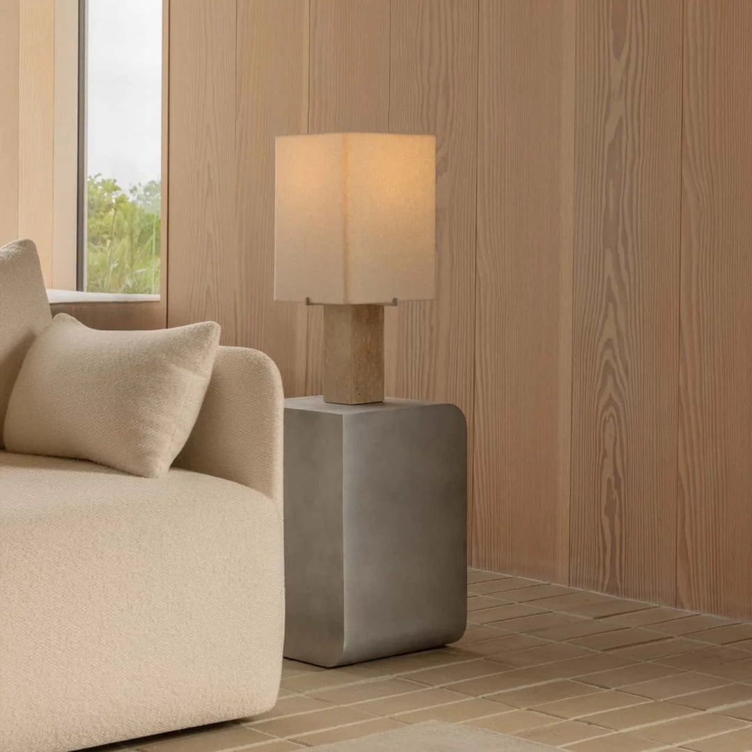Nonna Table Lamp -  Travertine