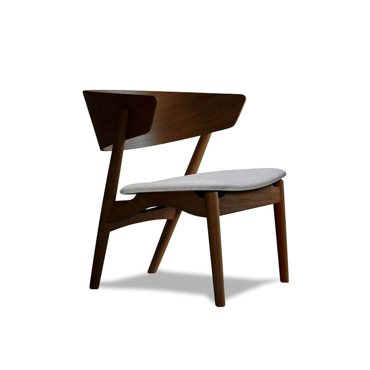 Sibast No 7 Lounge Chair, Wooden Backrest