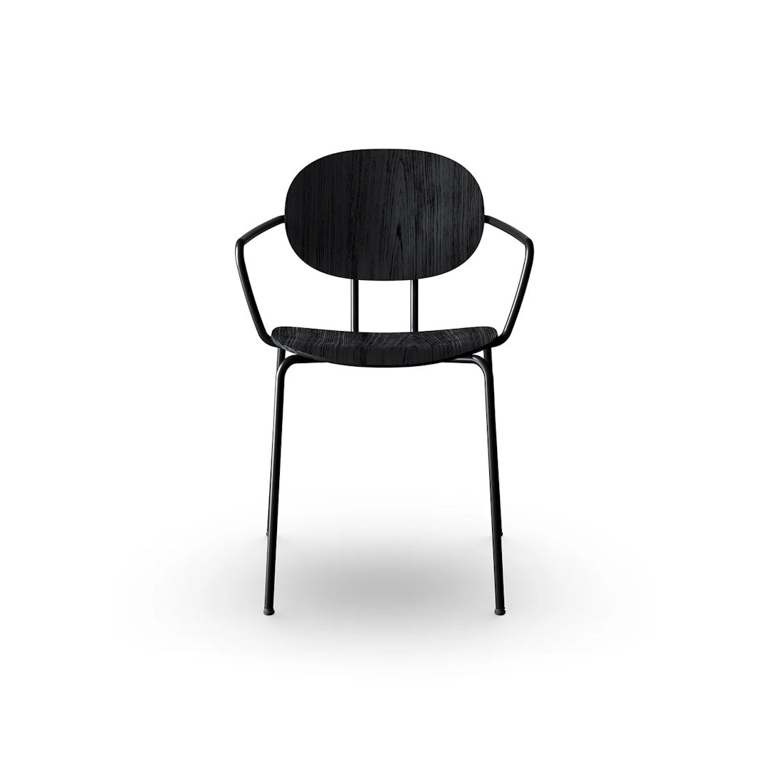 Sibast PIET HEIN Dining Chair, Wooden Seat, With Armrest