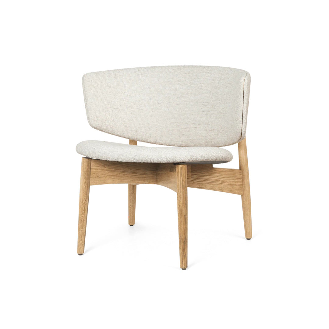 Herman Lounge Chair - Wood - Bouclé