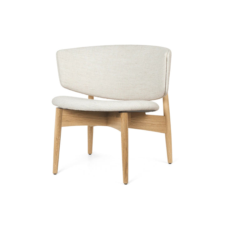 Herman Lounge Chair - Wood - Bouclé