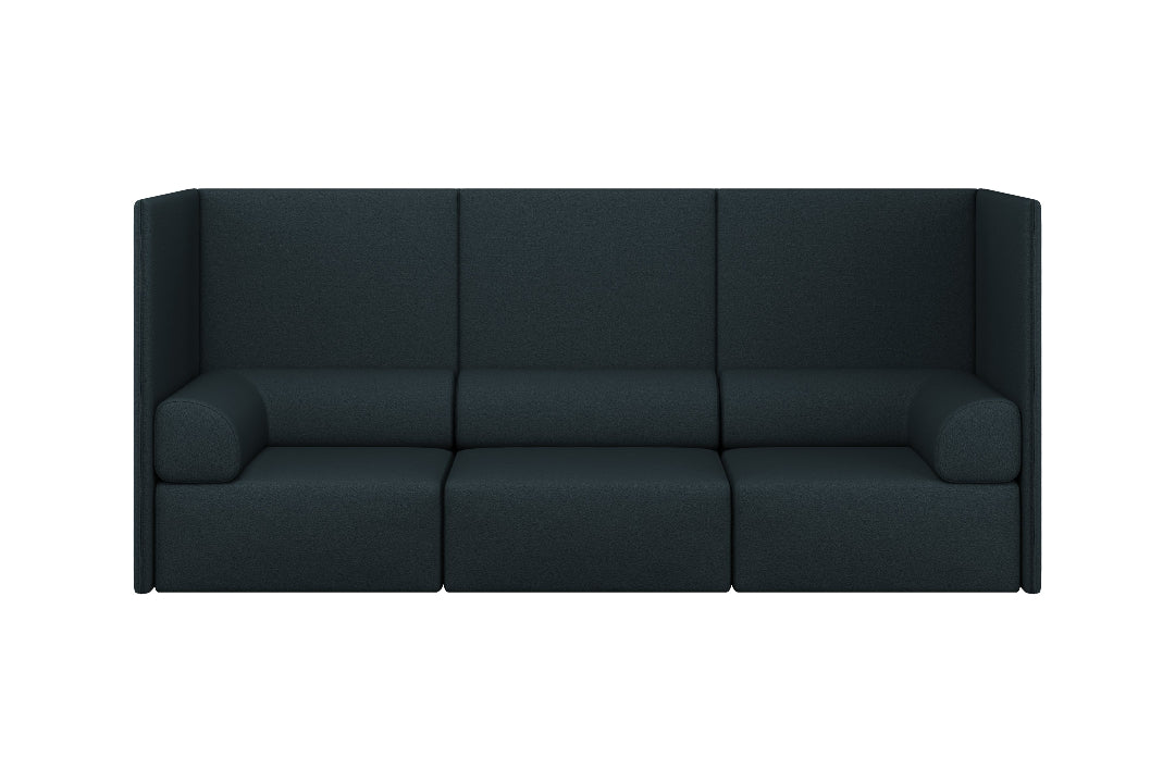 Palo Block 3-seater Sofa High Back with Armrests