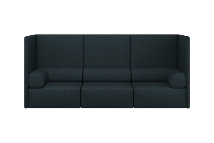 Palo Block 3-seater Sofa High Back with Armrests