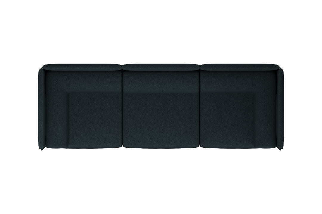 Palo Block 3-seater Sofa High Back with Armrests
