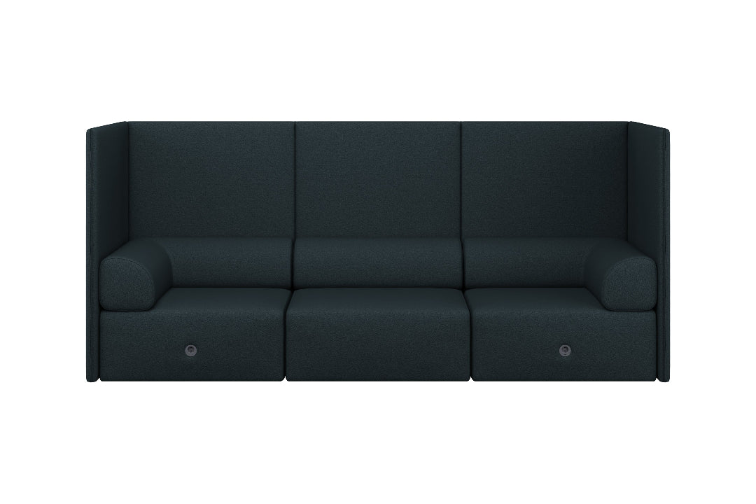 Palo Block 3-seater Sofa High Back with Armrests