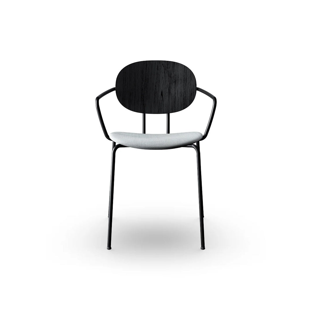 Sibast PIET HEIN Dining Chair, Upholstered Seat With Armrest