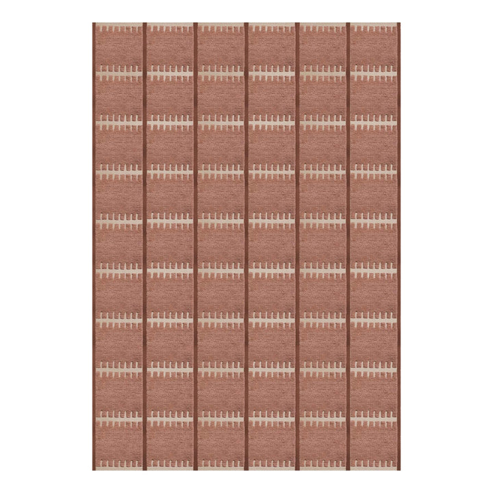 Lilly Wool Rug - Rust