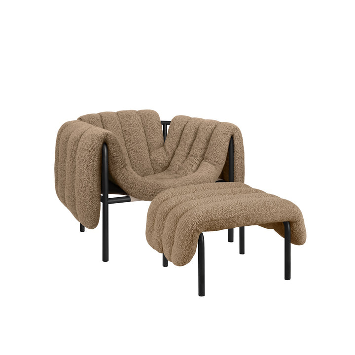 Puffy Lounge Chair + Ottoman