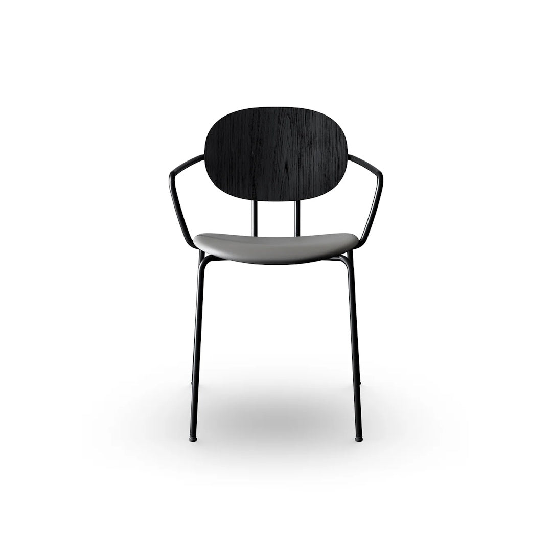 Sibast PIET HEIN Dining Chair, Upholstered Seat With Armrest