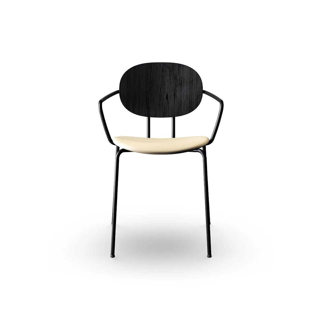 Sibast PIET HEIN Dining Chair, Upholstered Seat With Armrest