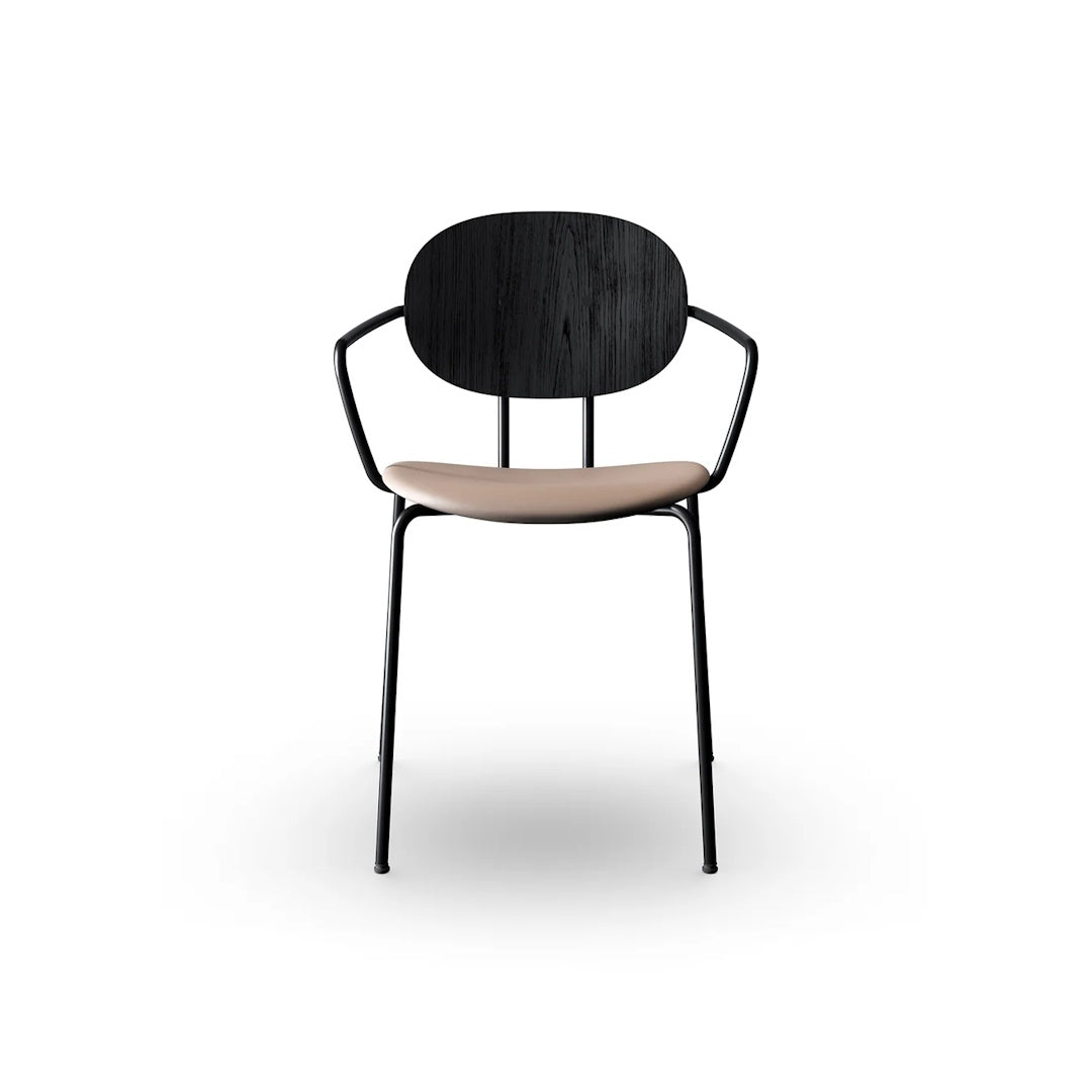 Sibast PIET HEIN Dining Chair, Upholstered Seat With Armrest