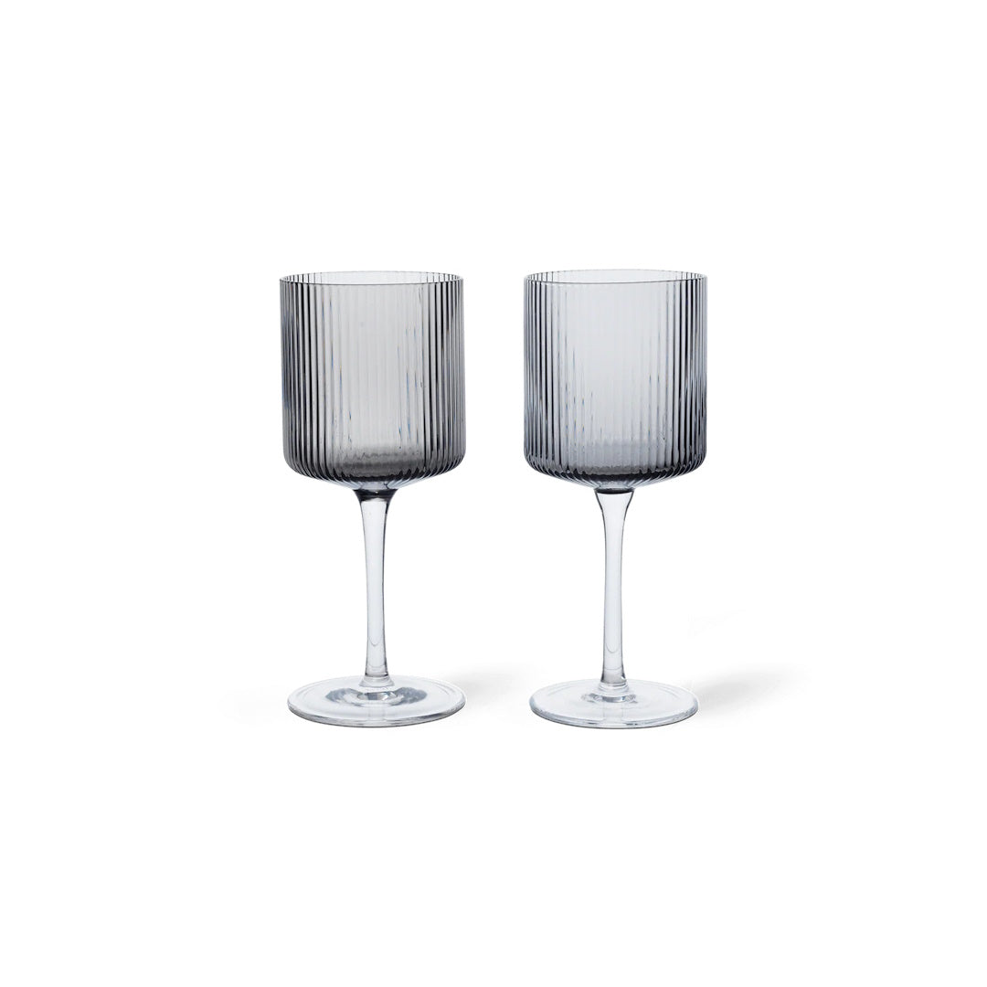 Ripple White Wine Glasses - Set of 2