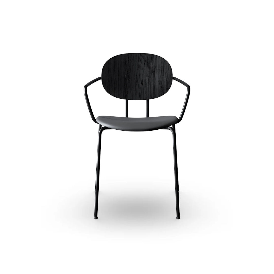 Sibast PIET HEIN Dining Chair, Upholstered Seat With Armrest