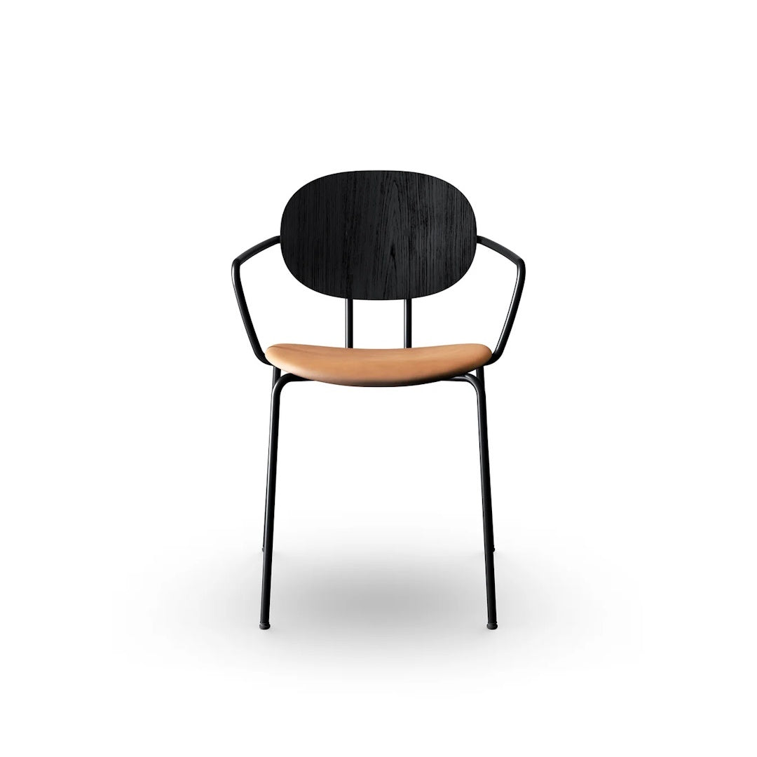 Sibast PIET HEIN Dining Chair, Upholstered Seat With Armrest