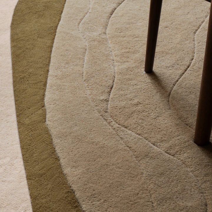 Erik Bratsberg Lozza Wool Rug - Olive