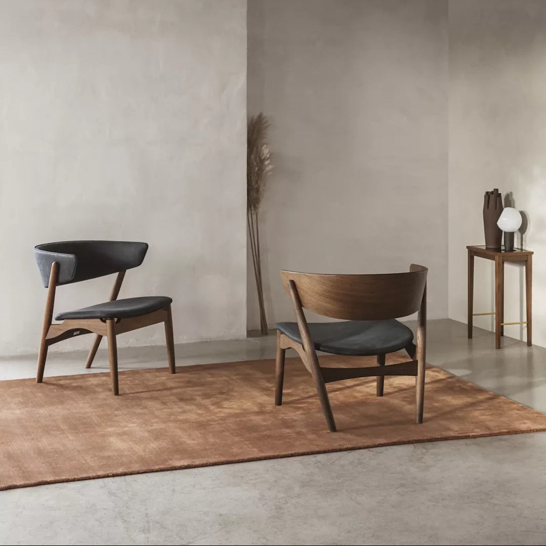 Sibast No 7 Lounge Chair, Wooden Backrest