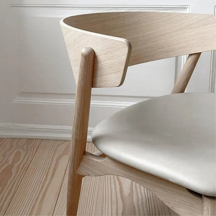 Sibast No 7 Lounge Chair, Wooden Backrest