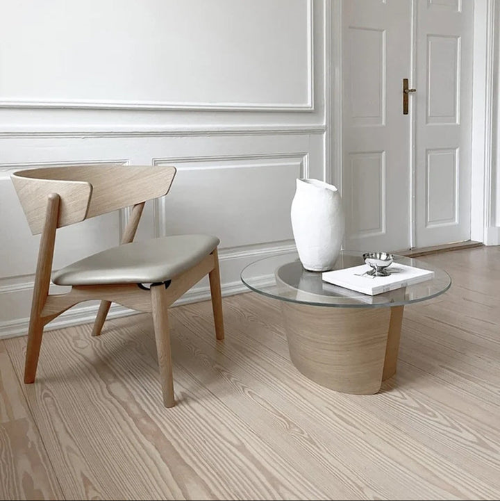 Sibast No 7 Lounge Chair, Wooden Backrest