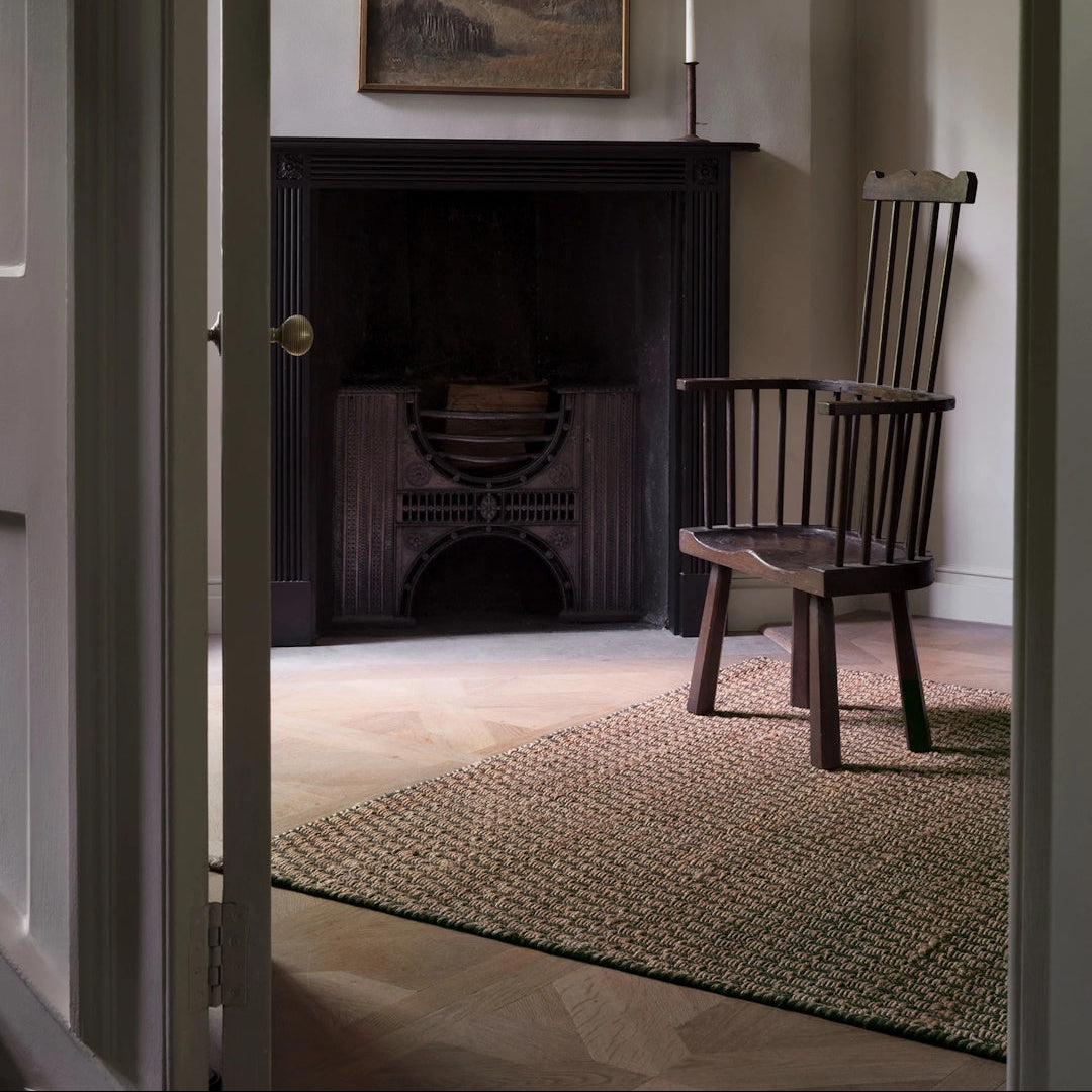 Barley Jute Rug - Sage