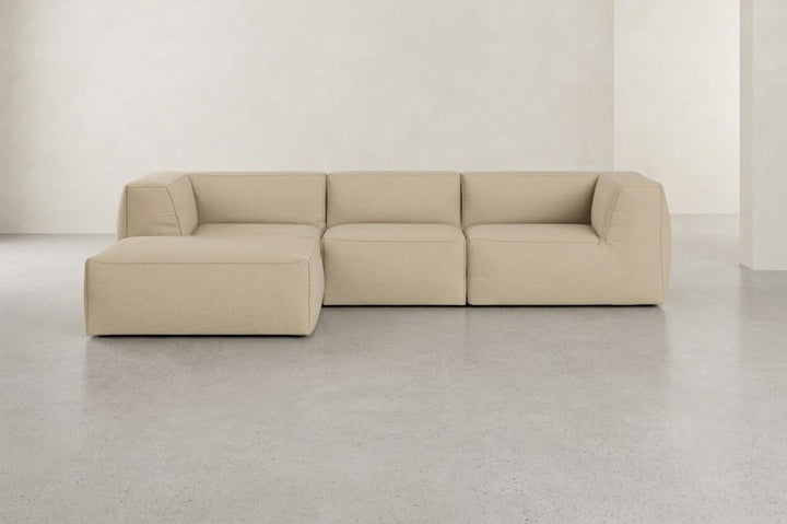 Great 3-seater Sofa Narrow Chaise Left