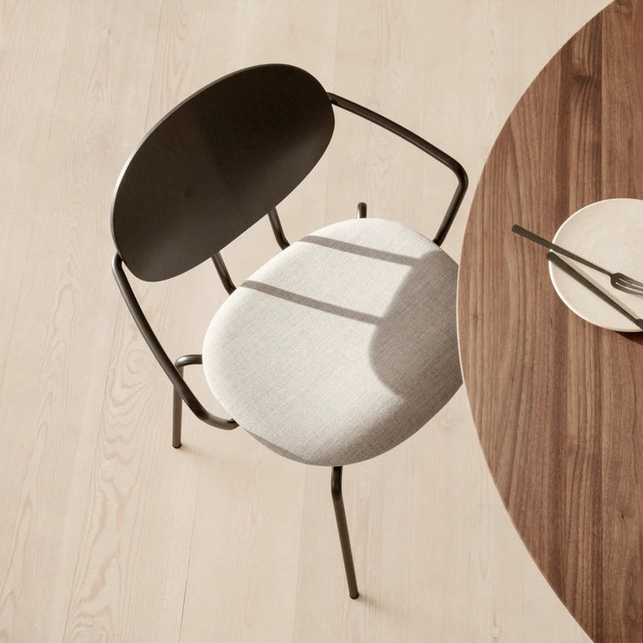 Sibast PIET HEIN Dining Chair, Upholstered Seat With Armrest