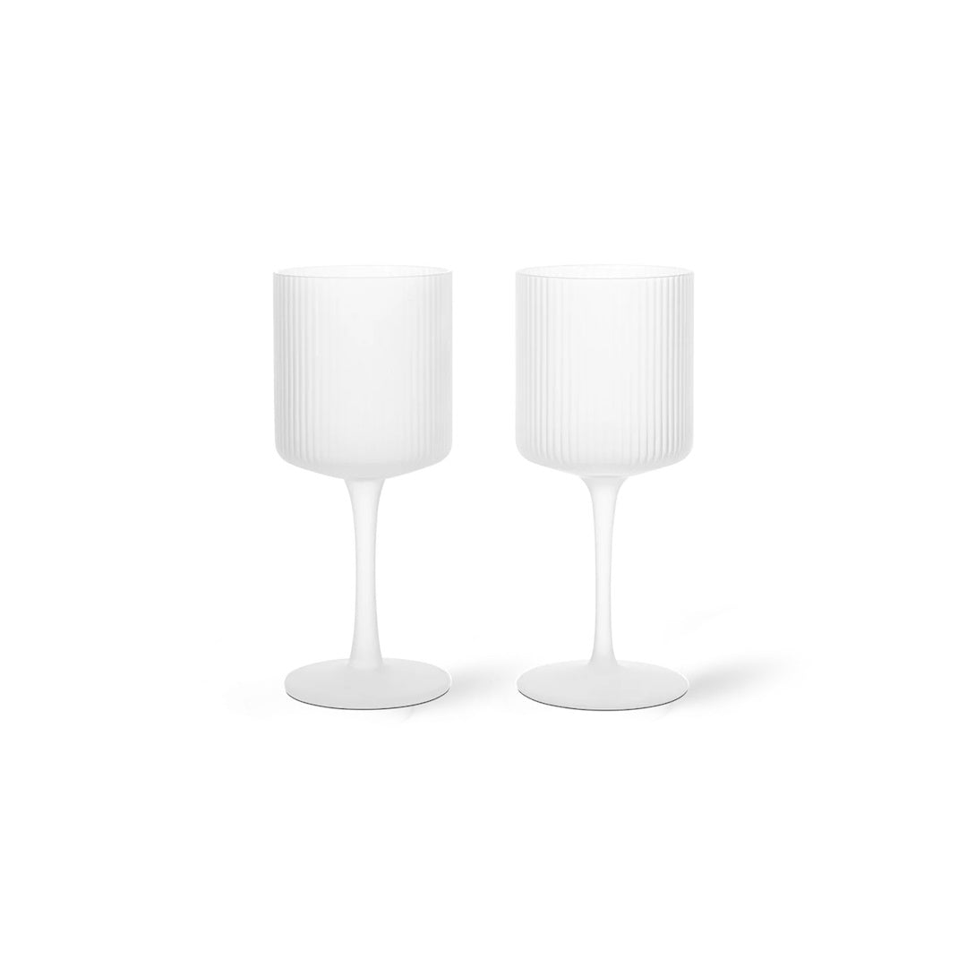 Ripple White Wine Glasses - Set of 2