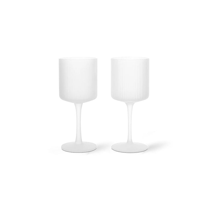Ripple White Wine Glasses - Set of 2