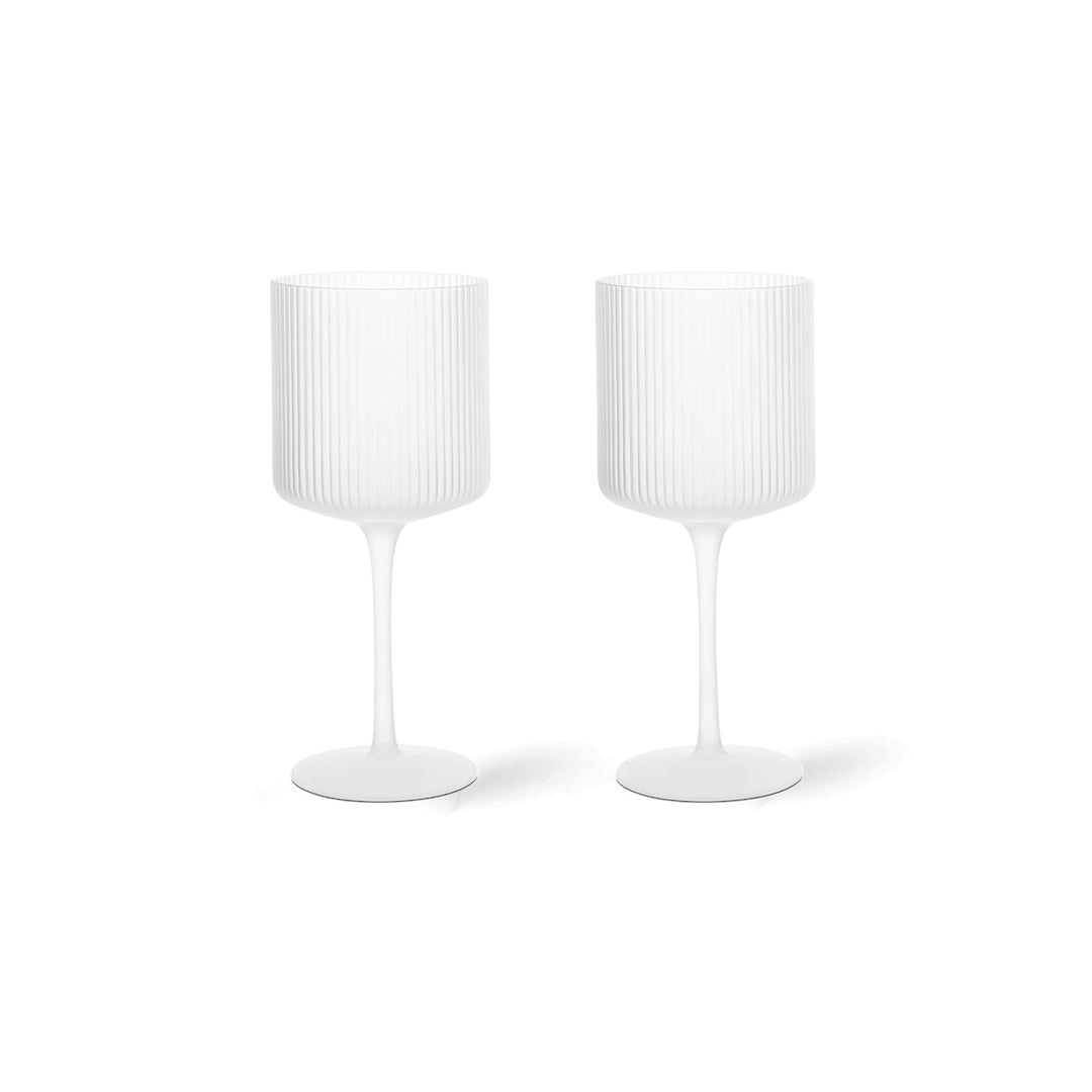 Ripple Red Wine Glasses - Set of 2
