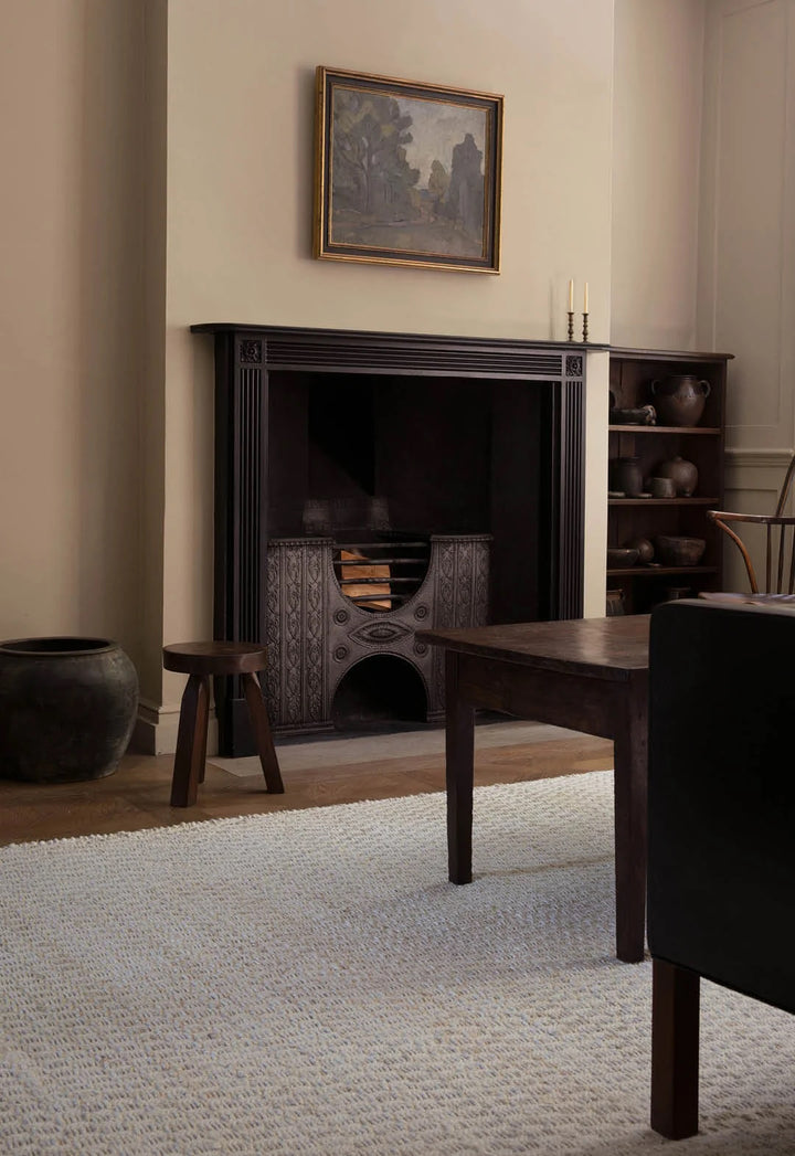 Barley Jute Rug - Bone White