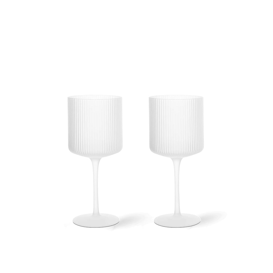 Ripple Red Wine Glasses - Set of 2
