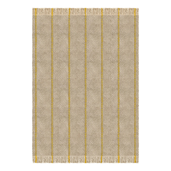 Massproductions Cord Wool Rug - Yellow Oatmeal