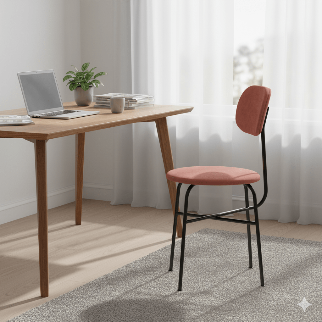 Afteroom Plus, Dining Chair, Steel Base, CA7832/069 City Velvet - ökenhem