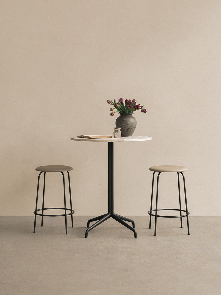 Afteroom Stool, Upholstered Seat - ökenhem